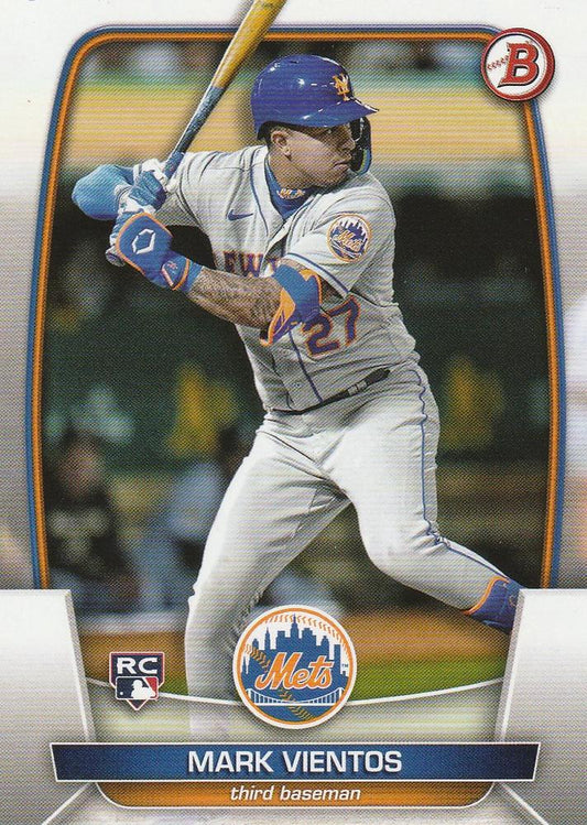 2023 Bowman Mark Vientos RC #55 New York Mets