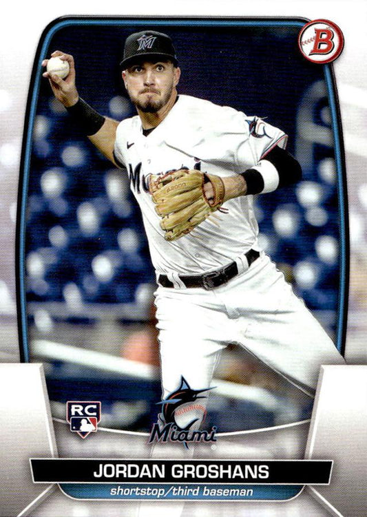 2023 Bowman Jordan Groshans RC #68 Miami Marlins