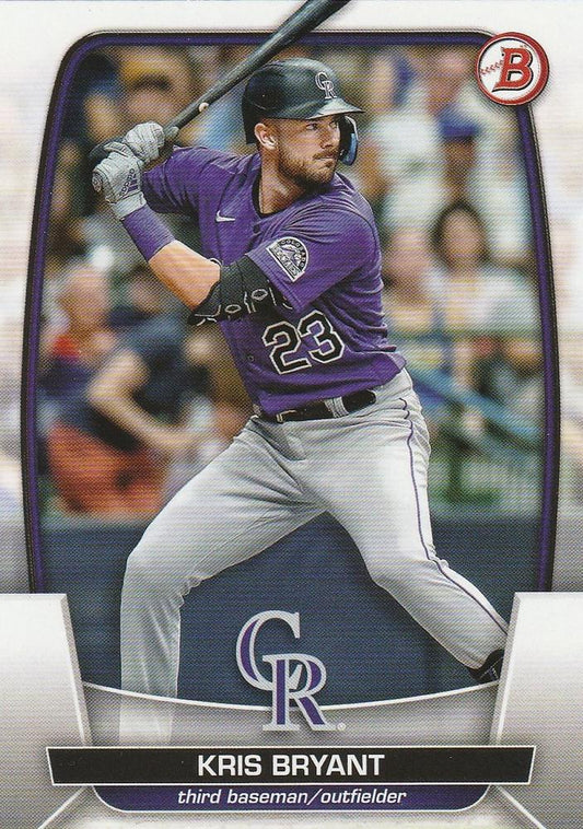2023 Bowman Kris Bryant #79 Colorado Rockies