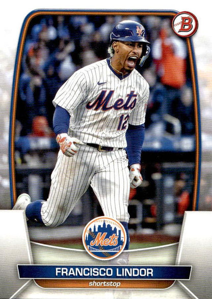 2023 Bowman Francisco Lindor #81 New York Mets