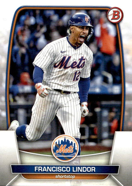 2023 Bowman Francisco Lindor #81 New York Mets