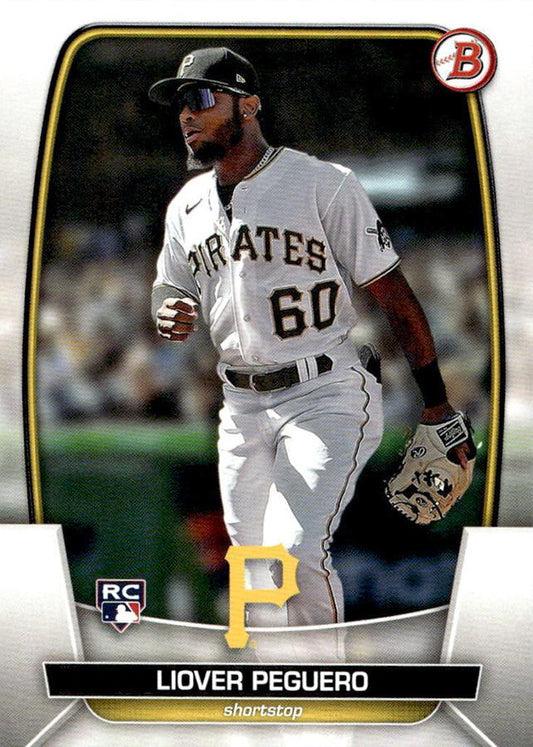 2023 Bowman Liover Peguero RC #85 Pittsburgh Pirates