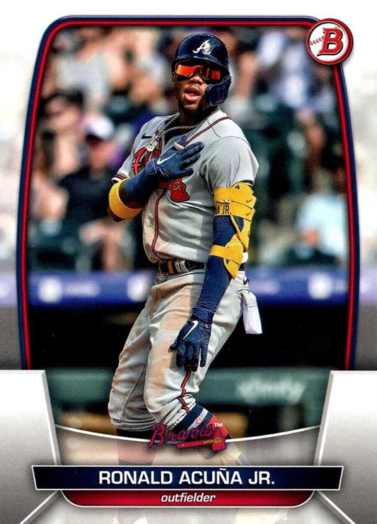 2023 Bowman Ronald Acuna Jr. #92 Atlanta Braves