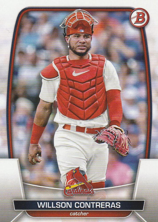 2023 Bowman Willson Contreras #100 St. Louis Cardinals