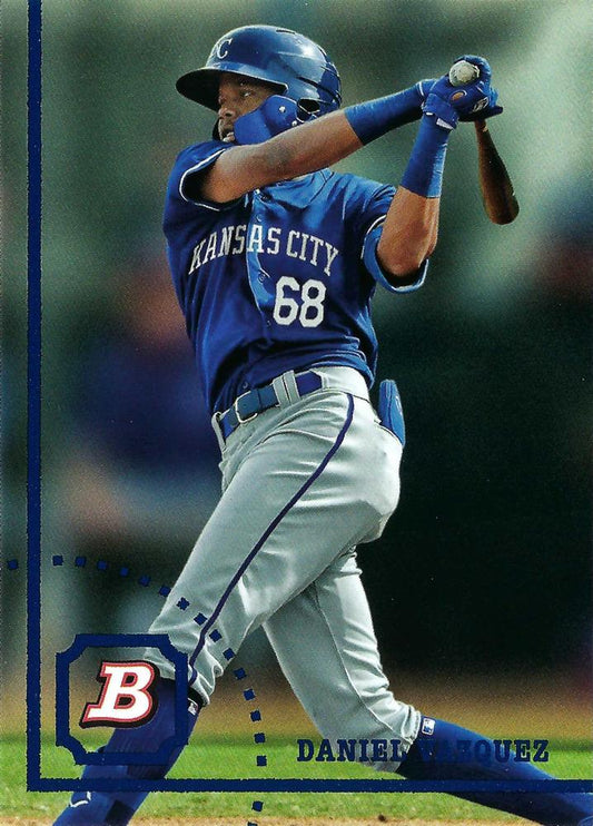 2022 Topps Heritage Prospects Daniel Vazquez BHP-43 Kansas City Royals