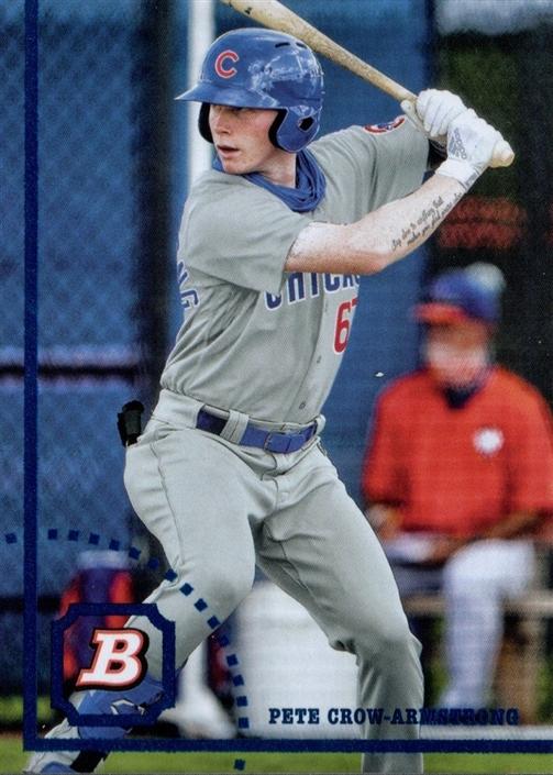 2022 Topps Heritage Prospects Pete Crow-Armstrong BHP-83 Chicago Cubs