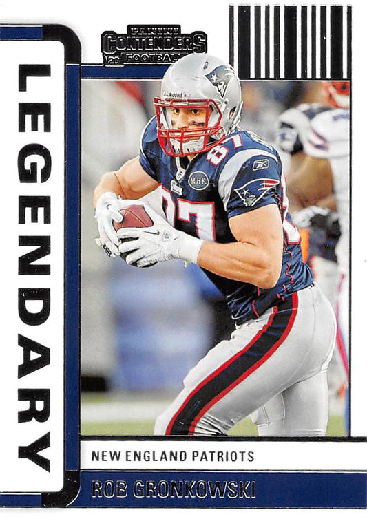2022 Panini Contenders Legendary Contenders Rob Gronkowski  LGD-RGR New England Patriots