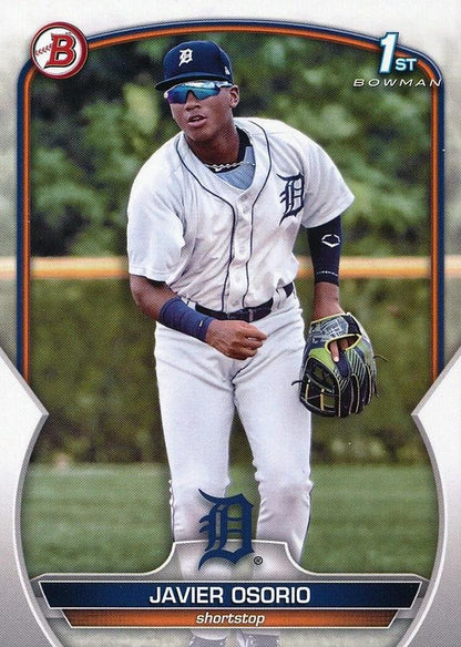 2023 Bowman Prospects  Javier Osorio BP-4 Detroit Tigers