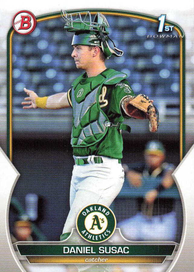 2023 Bowman Prospects 1st Bowman Daniel Susac  BP-5 Oakland Athletics