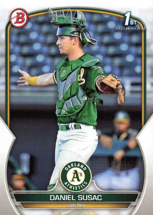 2023 Bowman Prospects 1st Bowman Daniel Susac  BP-5 Oakland Athletics