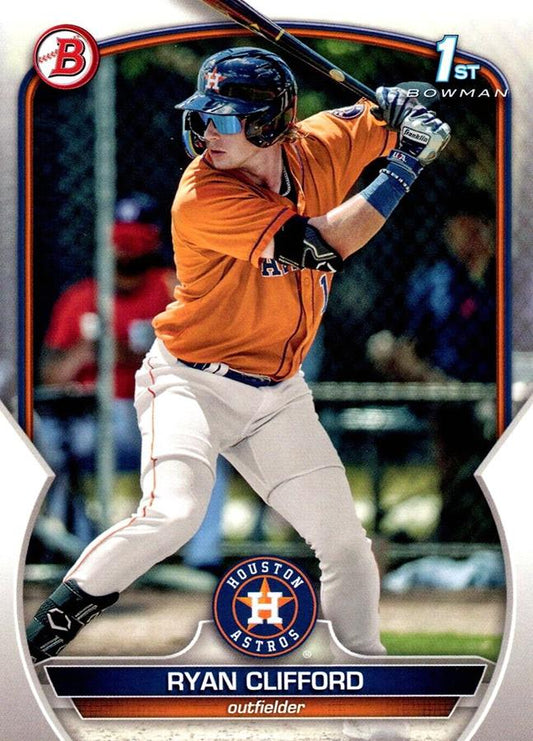 2023 Bowman Prospects 1st Bowman Ryan Clifford FBC BP-10 Houston Astros