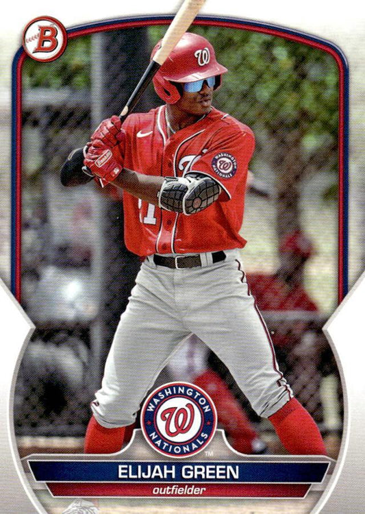 2023 Bowman Prospects Elijah Green BP-23 Washington Nationals