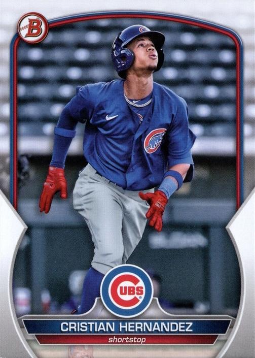 2023 Bowman Prospects Cristian Hernandez BP-24 Chicago Cubs