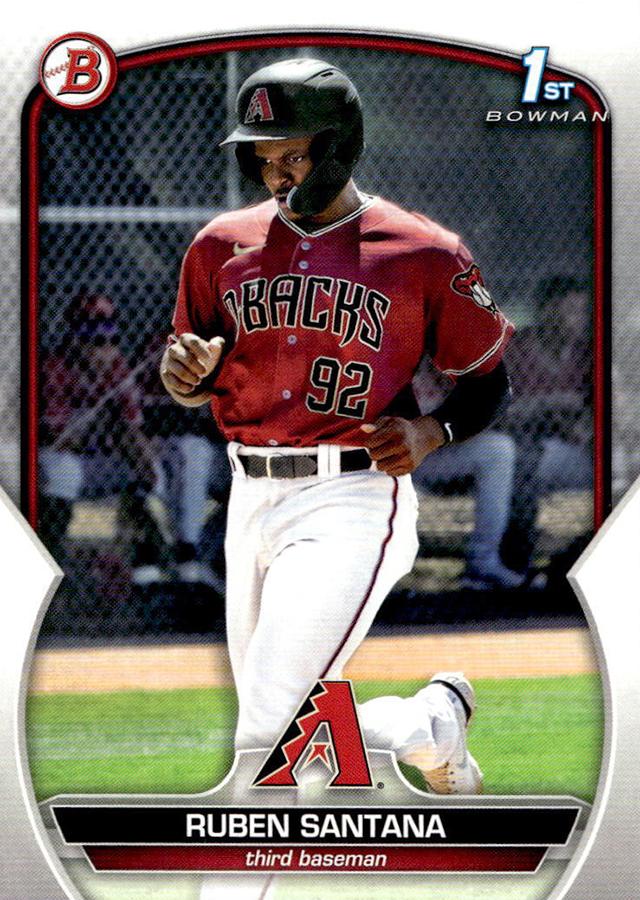 2023 Bowman Prospects 1st Bowman Ruben Santana FBC BP-42 Arizona Diamondbacks