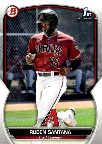 2023 Bowman Prospects 1st Bowman Ruben Santana FBC BP-42 Arizona Diamondbacks