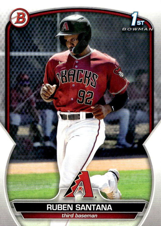 2023 Bowman Prospects 1st Bowman Ruben Santana FBC BP-42 Arizona Diamondbacks