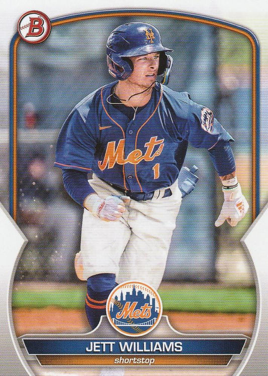2023 Bowman Prospects Jett Williams BP-49 New York Mets