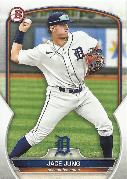2023 Bowman Prospects Jace Jung BP-53 Detroit Tigers