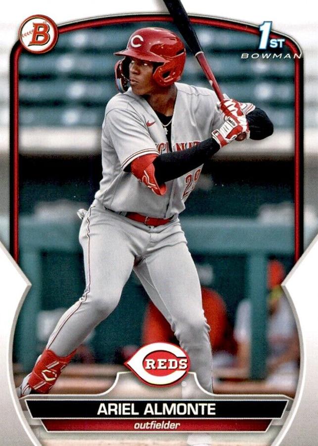 2023 Bowman Prospects 1st Bowman Ariel Almonte FBC BP-78 Cincinnati Reds