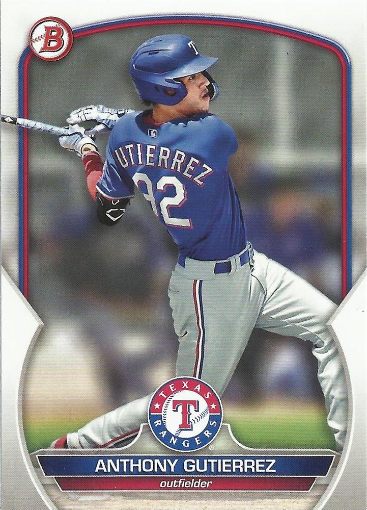 2023 Bowman Prospects Anthony Gutierrez BP-85 Texas Rangers