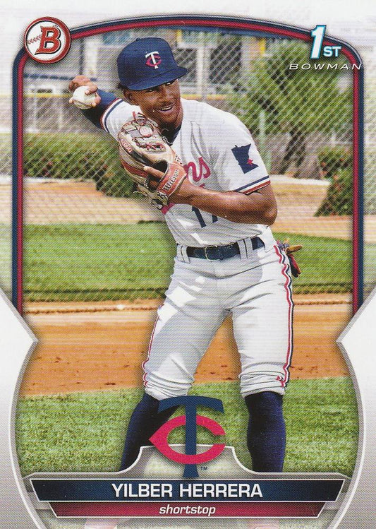 2023 Bowman Prospects 1st Bowman Yilber Herrera FBC BP-86 Minnesota Twins