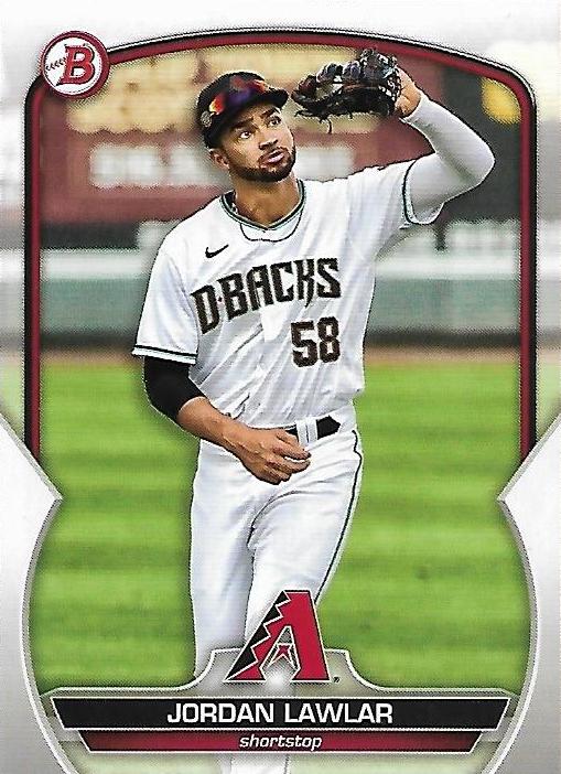 2023 Bowman Prospects Jordan Lawlar BP-92 Arizona Diamondbacks