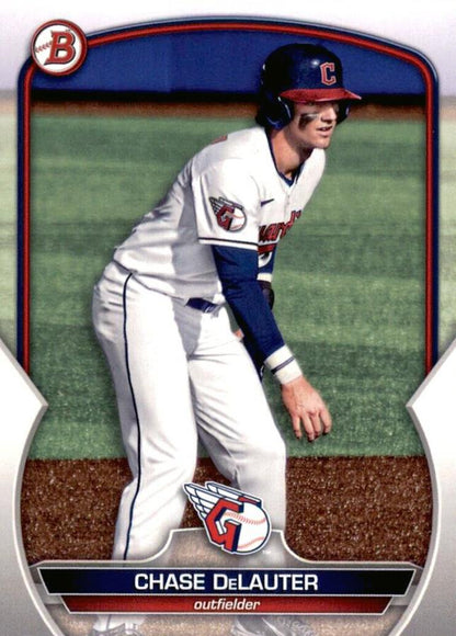 2023 Bowman Prospects Chase DeLauter BP-103 Cleveland Guardians