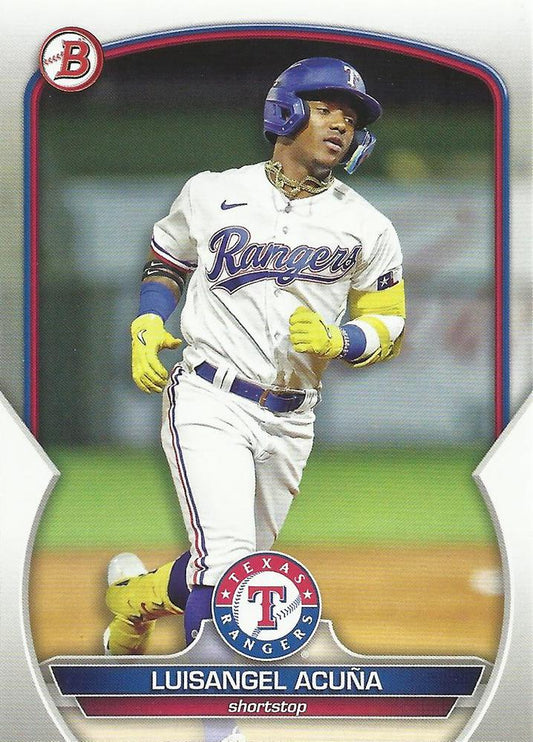 2023 Bowman Prospects Luisangel Acuna BP-104 Texas Rangers