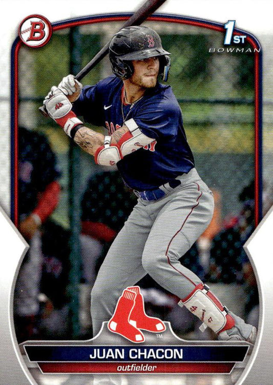 2023 Bowman Prospects 1st Bowman Juan Chacon FBC BP-105 Boston Red Sox