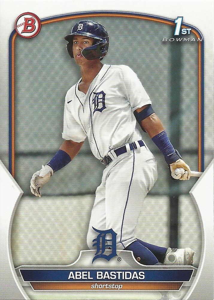 2023 Bowman Prospects 1st Bowman Abel Bastidas FBC BP-113 Detroit Tigers