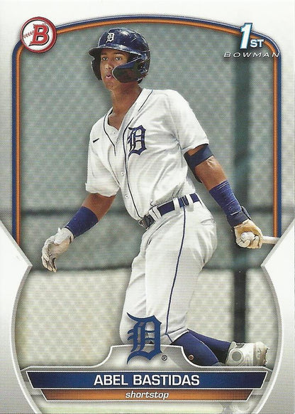 2023 Bowman Prospects 1st Bowman Abel Bastidas FBC BP-113 Detroit Tigers