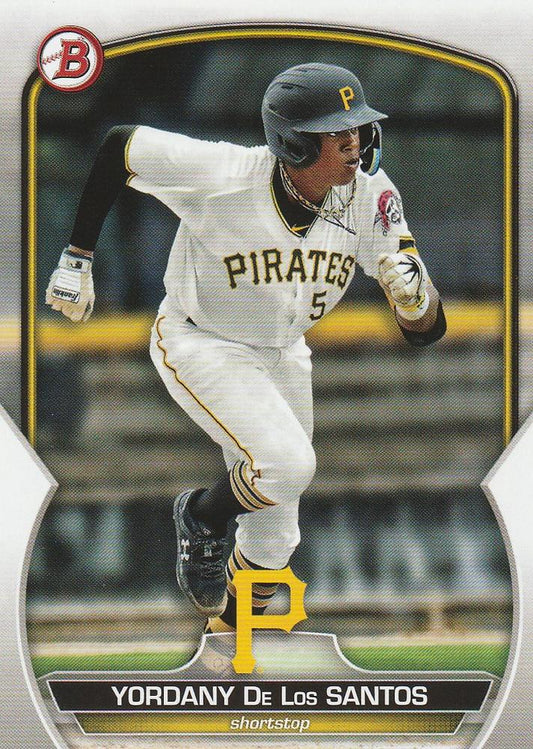 2023 Bowman Prospects Yordany De Los Santos BP-121 Pittsburgh Pirates