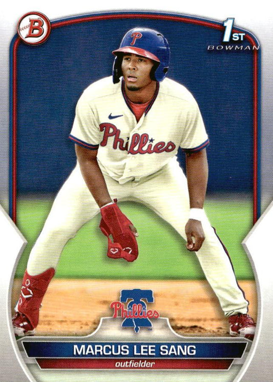 2023 Bowman Prospects 1st Bowman Marcus Lee Sang FBC BP-126 Philadelphia Phillies