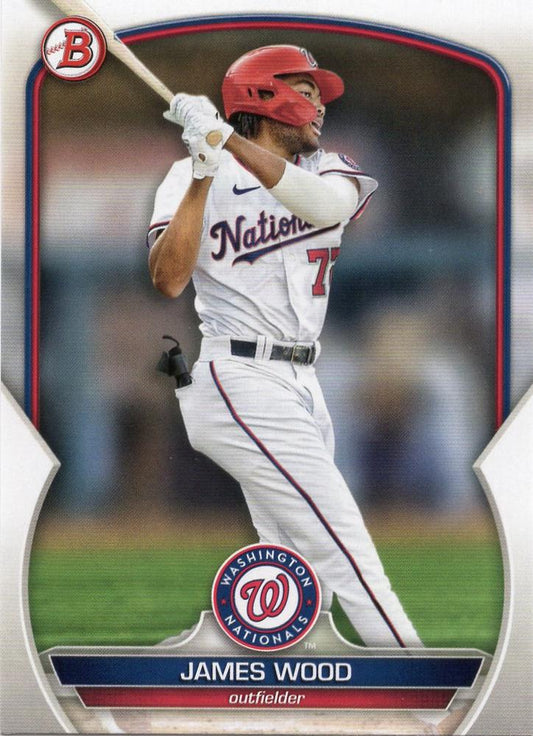 2023 Bowman Prospects James Wood BP-129 Washington Nationals