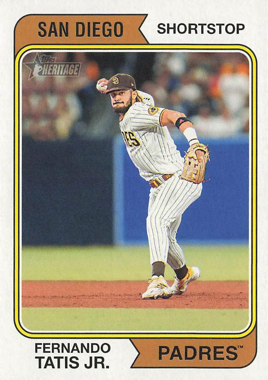 2023 Topps Heritage Fernando Tatis Jr. #24 San Diego Padres