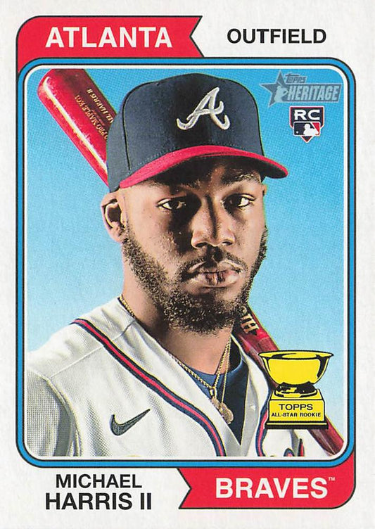 2023 Topps Heritage Michael Harris II RC #30 Atlanta Braves