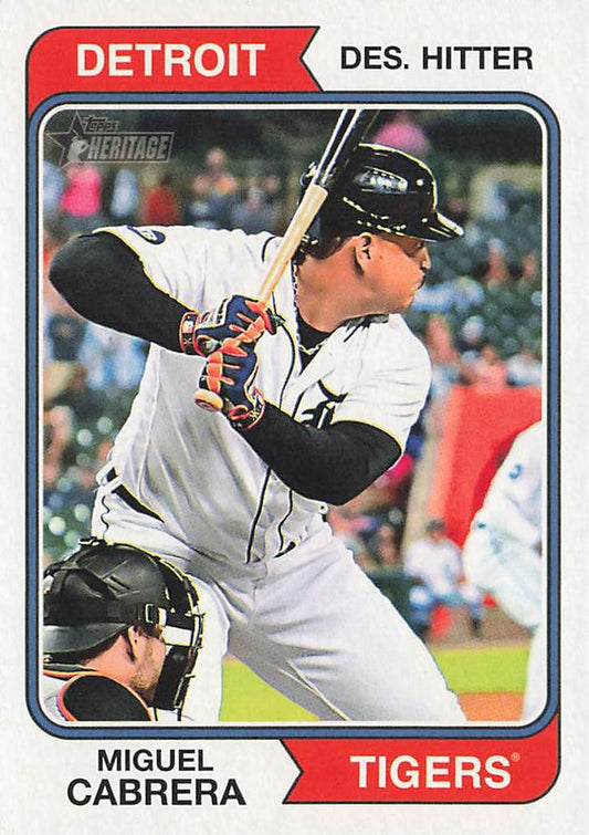 2023 Topps Heritage Miguel Cabrera #151 Detroit Tigers