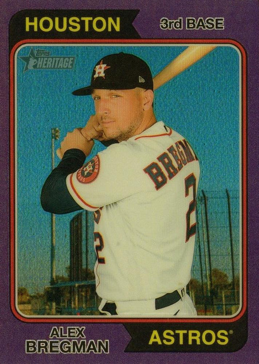 2023 Topps Heritage Chrome Alex Bregman  #370 Houston Astros