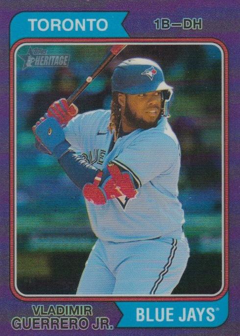 2023 Topps Heritage Chrome Vladimir Guerrero Jr.  #460 Toronto Blue Jays