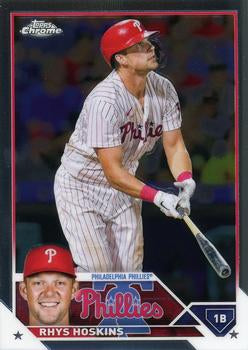 2023 Topps Chrome Rhys Hoskins #25 Philadelphia Phillies
