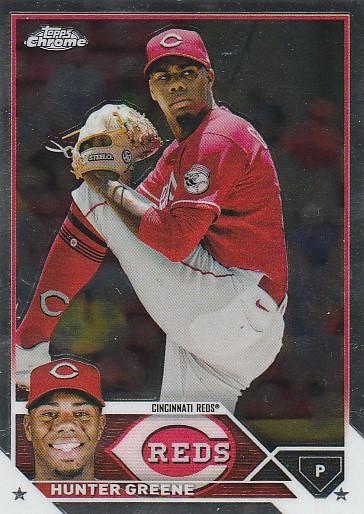 2023 Topps Chrome Hunter Greene #40 Cincinnati Reds