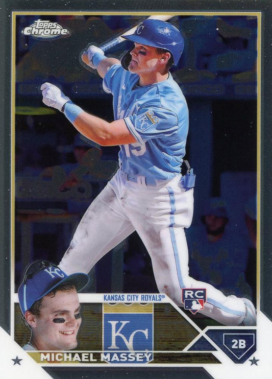 2023 Topps Chrome Michael Massey RC #42 Kansas City Royals