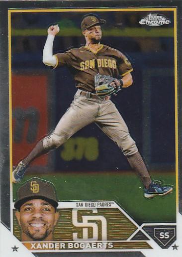 2023 Topps Chrome Xander Bogaerts #44 San Diego Padres
