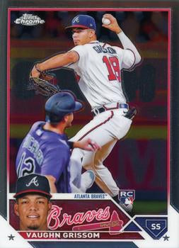 2023 Topps Chrome Vaughn Grissom RC #48 Atlanta Braves