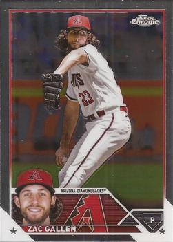 2023 Topps Chrome Zac Gallen #49 Arizona Diamondbacks