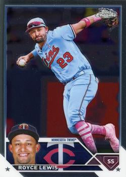 2023 Topps Chrome Royce Lewis #51 Minnesota Twins