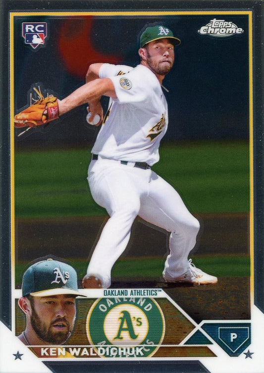 2023 Topps Chrome Ken Waldichuk RC #52 Oakland Athletics