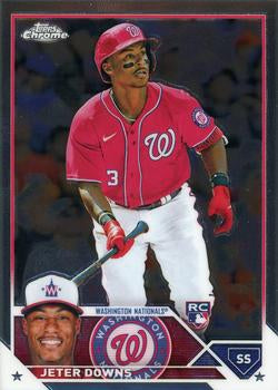 2023 Topps Chrome Jeter Downs RC #56 Washington Nationals