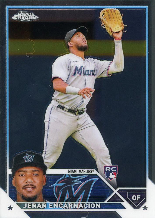 2023 Topps Chrome Jerar Encarnación #78 Miami Marlins