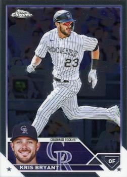 2023 Topps Chrome Kris Bryant #80 Colorado Rockies
